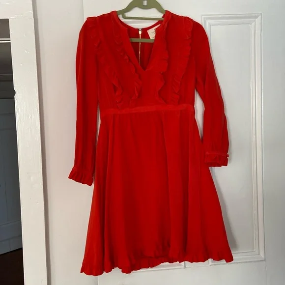 fitted lace wedding dress Kate Spade New York Red Dress – love, beatrice xo main image 0